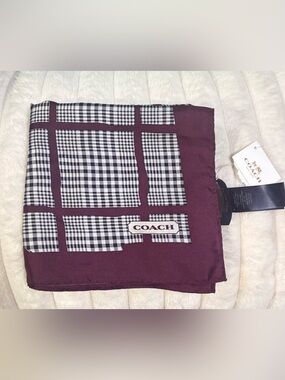 Coach silk scarf